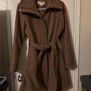 MICHAEL Michael Kors Brown Belted Coat